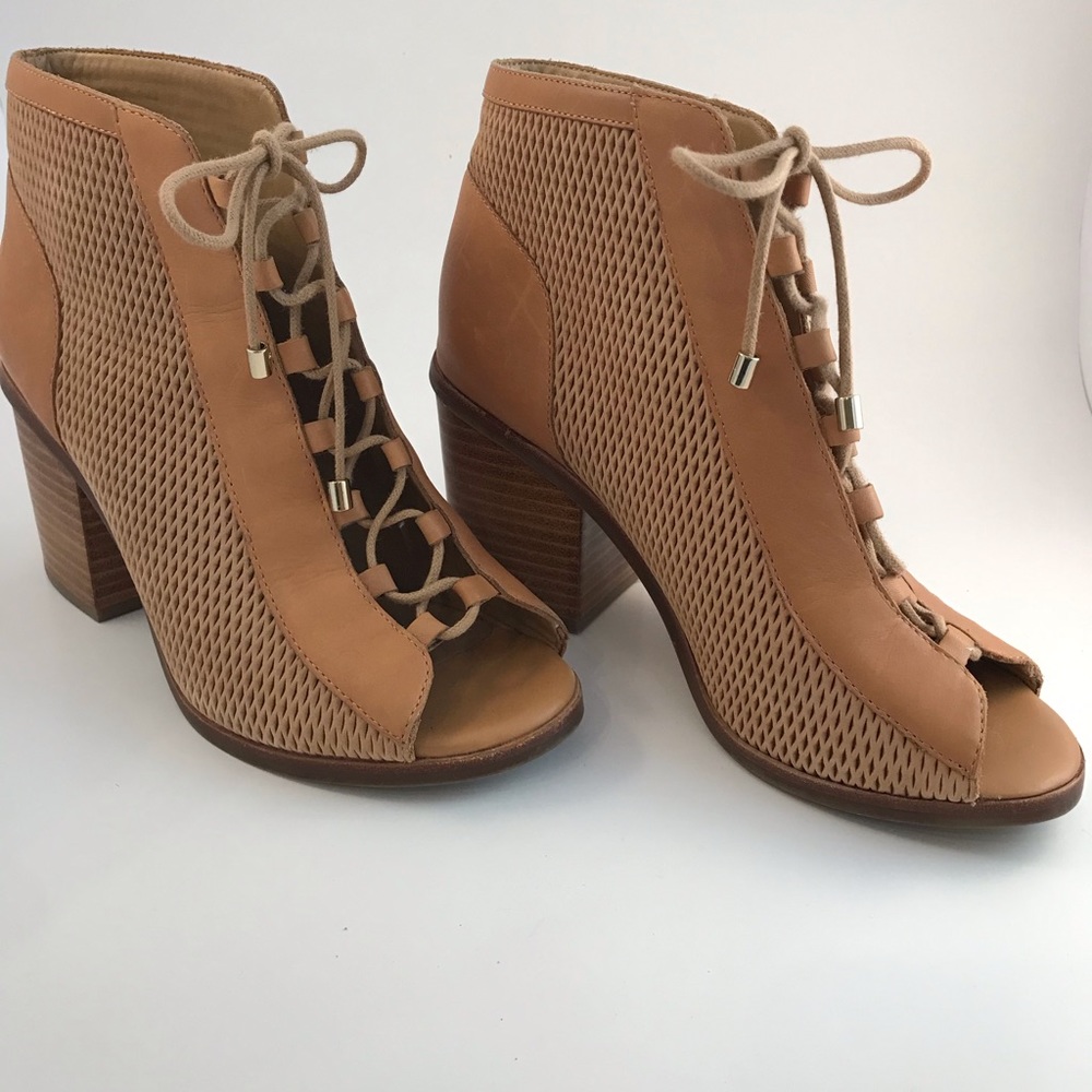 Aldo Leather Lace-up Booties
